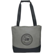 Custom Zippered Promotional Tote Bag - 17"w x 14"h x 4"d