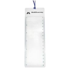 Custom Tassel-Top Bookmark with Magnifier Ruler