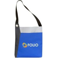 Custom Loop Hole Grommet Promotional Tote Bag - 13.5"w x 14"h x 1.5"d