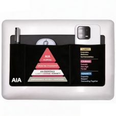 Custom Stick-On 3-Pocket Laptop Pouch
