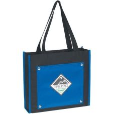 Big Front Pocket Custom Tote Bag - 14.5"w x 13"h x 4"d