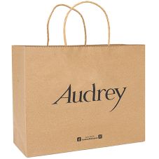 Custom Natural Kraft Paper Bag - 16"w x 12"h x 6"d