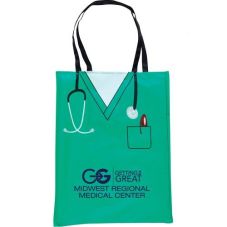 Convertible Scrubs Custom Tote - 13.5"w x 17.25"h