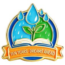 Die Struck & Soft Enamel Filled Brass Custom Lapel Pin - 1"