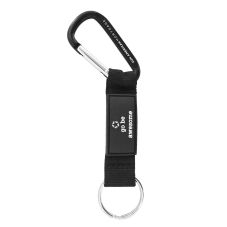 Custom Carabiner w/ Strap & Raised Rubber Patch