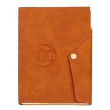 Custom A5 Folded Cover Journal w/ Magnetic Closure