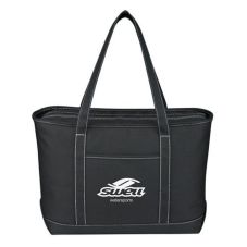 Cotton Canvas Boat Custom Totes - 24"w x 14"h x 7"d