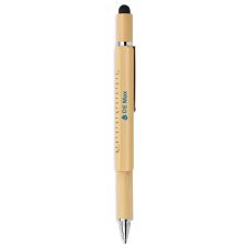 Custom Bamboo Multi-Functional Ballpoint Pen