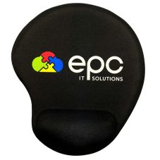 Full Color Custom Solid Jersey Gel Mousepad w/ Wristpad