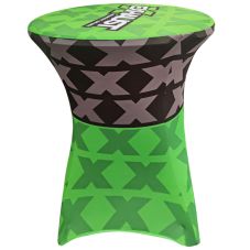 Full Color Custom Round Ultra Fitted Table Cover - 42.5"