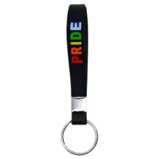 Custom Debossed Silicone Wristband KeyChain