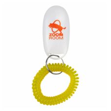 Custom Plastic Noisemaker Clicker w/ Wristband