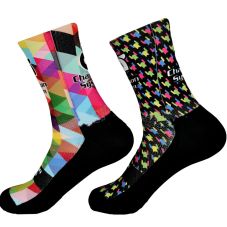 Full Color Custom Outdoor Bike Cycling Socks