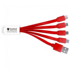 4-In-1 Noodle Custom Charging Cables