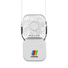 Full Color Custom Desk and Neck Foldable Fan 