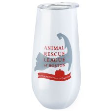 Custom Stainless Steel Vacuum Champagne Flute - 6 oz.