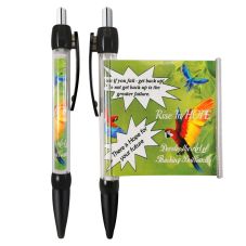 Custom Headliner Plastic Banner Pen