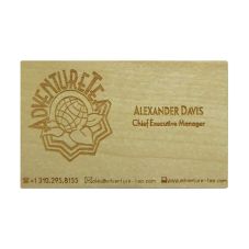 Custom Bamboo/Wood Business Card