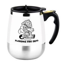 Custom Automatic Stainless Steel Self Stirring Mug - 15 oz. 