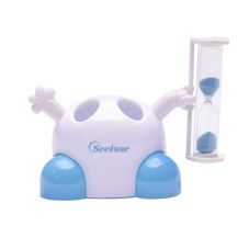 Custom Children Toothbrush Holder w/ 3-minute Hourglass