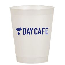 Custom Frosted Clear Flexible Stadium Cups - 12 oz.