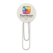 Full Color Custom Round Paper Clip Bookmark