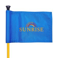 Full Color Custom Golf Flag - 8.6"w x 5.9"h