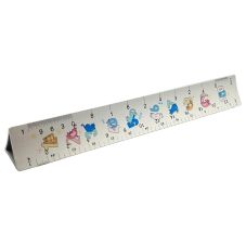 Full Color Custom Hollow Aluminium Architect Scale - 6"