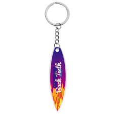 Full Color Custom Surfboard Plastic Key Tag