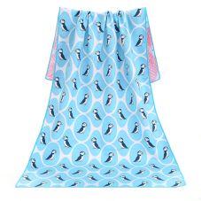 Full Color Custom Waffle Beach Towel - 31.5" x 63"