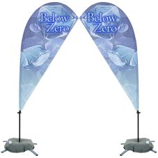 Full Color Custom Feather Flag - 9.2'