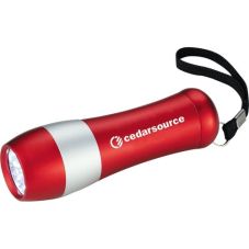 Custom Bright Mini Pocket LED Aluminum Flashlight with Lanyard Strap