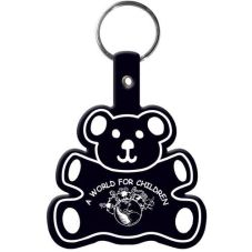 Teddy Bear Shaped Promotional Key Tag