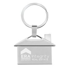 Custom House Shaped Metal Keychains