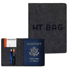 Custom Felt Passport Holder