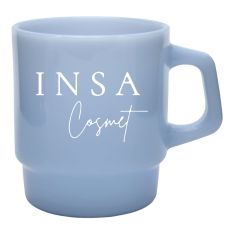 Custom Stackable Jade Glass Coffee Mug - 13.5 oz.