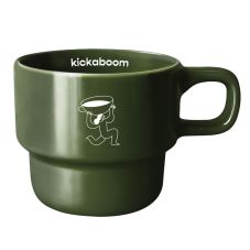 Custom Stackable Ceramic Coffee Mug - 10 oz.