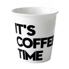 Custom Paper Cup Style Ceramic Tumbler - 10 oz.