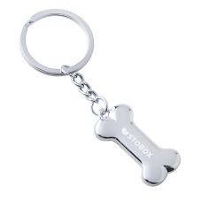 Custom Metal Dog Bone Key Tag
