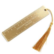 Custom Retro Handmade Brass Bookmark Ruler