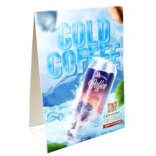 Full Color Custom A5 Table Tent Card