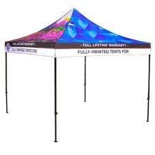 Full Color Standard Trade Show Booth Custom Tent - 10'