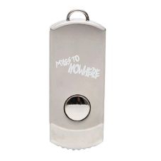 Swivel Metal Custom USB Flash Drive w/ Keychain