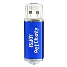 Custom Metal USB Drive w/ Clear Cap