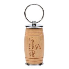 Custom Barrel Shaped Wooden USB Flash Drive