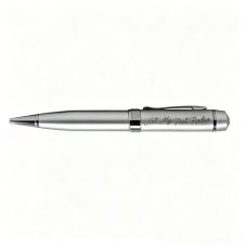 Custom Stainless Steel USB Flash Drive w/ Ballpoint Pen and Laser Pointer