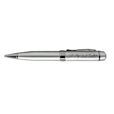 Custom Stainless Steel USB Flash Drive w/ Ballpoint Pen and Laser Pointer