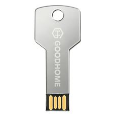 Square Thin Key Shaped Custom USB Flash Drives