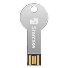 Round Key Shaped Custom USB Flash Drives