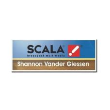 Full Color Custom Acrylic Laminated Name Tags - 3" x 2"